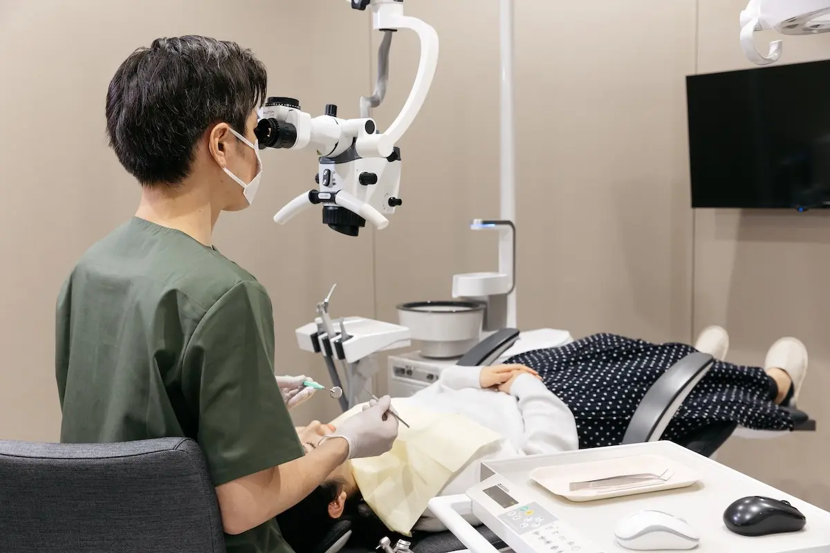 治療説明の様子