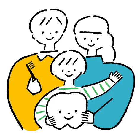 家族のイラスト